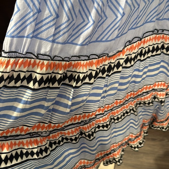 THML Anthropologie Embroidered Boho Sundress Shift Dress Medium - Picture 3 of 3